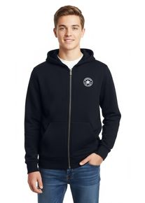 Kapuzensweatjacke Converse "CNVB FLEECE CTP CHEST CORE FZ", Jungen, Gr. 164/170 (176), schwarz, Sweatware, Obermaterial: 60% Baumwolle, 40% Polyester, bedruckt, unifarben, normal, eingesetzt B&uuml;ndchen krempelbar, Sweatjacken Kapuzensweatjacke, f&uuml;r Kinder