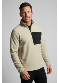 Fleecepullover Icepeak "Icepeak CREIL", Herren, Gr. M, dust, Obermaterial: 100% Polyester, Sweatshirts Fleecepullover, sportlicher Stil, aus Polyester