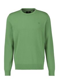 Strickpullover Lerros "Crewneck Strickpullover", Herren, Gr. XXL, sage gr&uuml;n, 100% Baumwolle, Pullover Strickpullover, Weicher Strick-Pullover, Rundhalsausschnitt, lange &Auml;rmel, pflegeleicht