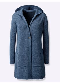 Strickjacke Classic Basics, Herren, Gr. 38, rauchblau, bleu, meliert, 100% Polyacryl, meliert, Strickjacken Strickjacke