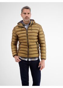 Steppjacke Lerros "Steppblouson mit Kapuze", Herren, Gr. M, braun, 100% Nylon, Jacken Steppjacke