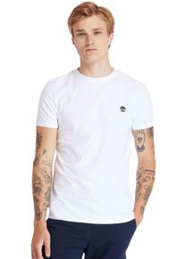 T-Shirt Timberland "DUNSTAN RIVER Short Sleeve Tee", Herren, Gr. XL, wei&szlig;, Single Jersey, Obermaterial: 100% Baumwolle, Rundhals, Shirts T-Shirt