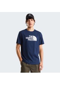 T-Shirt The North Face "M EVOLUTION HALF DOME REGULAR SHORT SLEEVE TEE", Herren, Gr. S, summit navy, tnf wei&szlig;, Obermaterial: 100% Baumwolle, Shirts T-Shirt, sportliche Passform, kurze &Auml;rmel, f&uuml;r Sportmode und Outdoormode