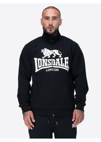 Sweatjacke Lonsdale "BLENCARN", Herren, Gr. M, schwarz, wei&szlig;, Obermaterial: 60% Baumwolle, 40% Polyester, Sweatjacken Sweatjacke