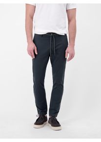 Chinohose Lerros "Leichte Chino mit Kordelzug", Herren, Gr. 30, L&auml;nge 32, blau night, 54% Baumwolle, 43% Nylon, 3% Elasthan, Hosen Chinohose