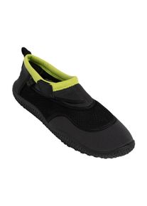 Badeschuh arena "arena WATERSHOES", Gr. 45, grau (schwarz_grau, li), Obermaterial: 60% Polyester, 38% Gummi, 2% Nylon, Schuhe Badeschuh