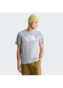 T-Shirt The North Face "M EVOLUTION HALF DOME REGULAR SHORT SLEEVE TEE", Herren, Gr. L, tnf pale grau heather, tnf wei&szlig;, Obermaterial: 85% Baumwolle, 15% Polyester, Shirts T-Shirt, sportliche Passform, kurze &Auml;rmel, f&uuml;r Sportmode und Outdoormode