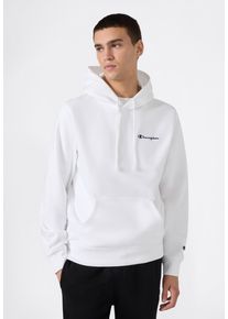 Kapuzensweatshirt Champion "SPORTWEAR HOODIE Standard Fit", Herren, Gr. M (48/50), wht, ns, Obermaterial: 70% Baumwolle, 30% Polyester, Sweatshirts Kapuzensweatshirt