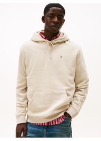 Hoodie Tommy Jeans "TJM REGULAR FLAG", Herren, Gr. L, gulf sand, Sweatware, Obermaterial: 80% Baumwolle, 20% Polyester, regular fit, breiter Bund, Sweatshirts Hoodie, mit bestickten Markenlogo auf Brusth&ouml;he
