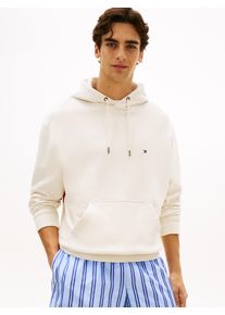 Kapuzensweatshirt Tommy Hilfiger "FLAG", Herren, Gr. L, ivory petal, Sweatware, Obermaterial: 100% Baumwolle, unifarben, regular fit normal, Rundhals, eingesetzt Rippb&uuml;ndchen, Sweatshirts Kapuzensweatshirt, Regular fit