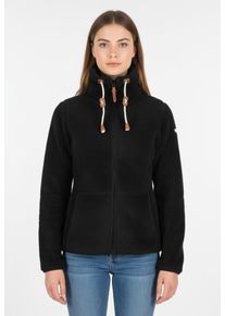 Fleecejacke Icepeak "Icepeak COLONY", Damen, Gr. S, schwarz (basic schwarz), Obermaterial: 100% Polyester, normal, Jacken Fleecejacke, sportlicher Stil, f&uuml;r vielseitige Aktivit&auml;ten, mit Rei&szlig;verschluss