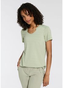 T-Shirt Killtec "KOS 46 WMN TSHRT", Damen, Gr. 56, helles salbe, Obermaterial: 93% Polyester, 7% Elasthan, Shirts T-Shirt