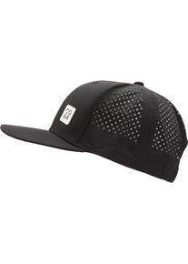 Snapback Cap Chillouts "Owaka Hat", Herren, schwarz, Kunstfaser, gepunktet, unifarben, Caps Snapback Cap, sportlich, atmungsaktiv mit perforierten Seitenteilen