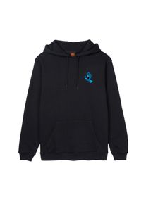 Hoodie Santa Cruz "SCREAMING HAND CHEST HOOD", Herren, Gr. M, schwarz, Obermaterial: 80% Baumwolle, 20% Polyester, normal, angesetztes B&uuml;ndchen, Sweatshirts Hoodie