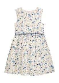 Sommerkleid DANAMADE "DANAMADE Dresses DCELIA", M&auml;dchen, Gr. 116, blau, Obermaterial: 100% Polyester; Futter: 100% Baumwolle, Kleider Sommerkleid