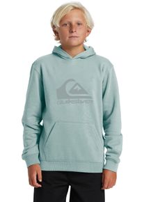 Kapuzensweatshirt Quiksilver "COMP LOGO HOODIE YOUTH", Jungen, Gr. 16 (170/176), blau haze, Obermaterial: 55% Baumwolle, 45% Polyester, Sweatshirts Kapuzensweatshirt
