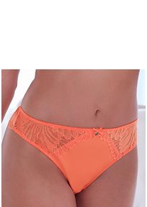 String s.Oliver "Sophie", Damen, Gr. 40/42, melone, Spitze, Obermaterial: 88% Polyamid, 12% Elasthan, Unterhosen String, mit feiner Spitze