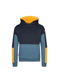 Kapuzensweatshirt Trollkids "KIDS RONDANE SWEATER", M&auml;dchen, Gr. 164, grau (schwarz, steel), Sweatware, Obermaterial: 100% Baumwolle, Rippb&uuml;ndchen, Sweatshirts Kapuzensweatshirt