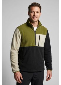 Fleecepullover Icepeak "Icepeak CREIL", Herren, Gr. M, olive, Obermaterial: 100% Polyester, Sweatshirts Fleecepullover, sportlicher Stil, aus Polyester