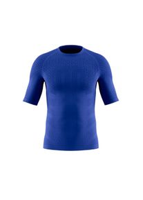 Funktionsshirt Bauerfeind "COMPRESSION SHIRT SHORT SLEEVE", Herren, Gr. L, blau, Obermaterial: 90% Polyamid, 10% Elasthan, Shirts Funktionsshirt