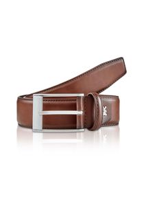 Lederg&uuml;rtel Lerros "Citybelt *Shade*", Herren, Gr. 105, braun (cognac), Materialmix, G&uuml;rtel Lederg&uuml;rtel