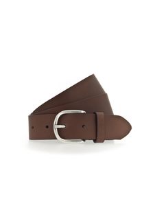 Lederg&uuml;rtel Mustang "Madison", Damen, Gr. 100, braun, Rindsleder, unifarben, G&uuml;rtel Lederg&uuml;rtel, Mit gepr&auml;gtem Mustang-Logo auf der Schlaufe, 3,5 cm