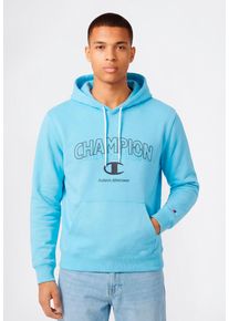 Kapuzensweatshirt Champion "Graphic Terry Hoodie", Herren, Gr. L, blts, Obermaterial: 55% Baumwolle, 45% Polyester, normal, Rundhals, Sweatshirts Kapuzensweatshirt, sportlicher Stil, f&uuml;r Erwachsene, Rundhalsausschnitt