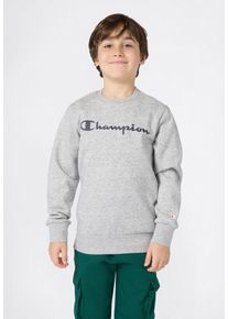 Sweatshirt Champion "SPORTWEAR CREWNECK Standard Fit", Jungen, Gr. XL (164/170), noxm, ns, Obermaterial: 54% Baumwolle, 46% Polyester, normal, Rundhals, Sweatshirts Sweatshirt, f&uuml;r Kinder, sportlicher Stil, Rundhalsausschnitt, ohne Verschluss