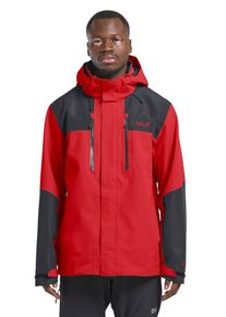 Funktionsjacke Jack Wolfskin "JASPER 2L JKT M", Gr. S (48), sirenrot, Obermaterial: 100% Polyester. Futter: 100% Polyester, Jacken Funktionsjacke