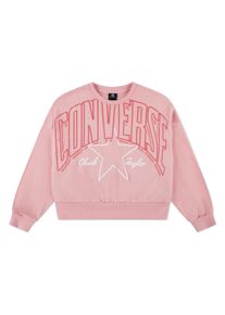 Sweatshirt Converse "CNVG RELAXED BOXY GRAPHIC CREW", M&auml;dchen, Gr. 152/158 (XL), ok bloomer, Obermaterial: 60% Baumwolle, 40% Polyester, Sweatshirts Sweatshirt, sportliches Design, f&uuml;r Children und Teens