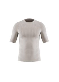 Funktionsshirt Bauerfeind "COMPRESSION SHIRT SHORT SLEEVE", Herren, Gr. S, silber (silber grau), Obermaterial: 90% Polyamid, 10% Elasthan, Shirts Funktionsshirt