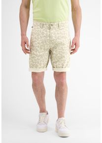 Chinoshorts Lerros "Chino Bermuda *Leafs*", Herren, Gr. 34, beige (pale beige), 55% Leinen, 45% Baumwolle, Hosen Chinoshorts