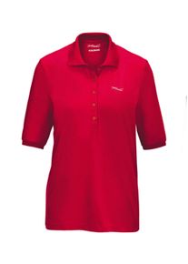 Poloshirt GOLDNER "Poloshirt in hochwertiger Pikee-Qualit&auml;t", Damen, Gr. 52, rot (mohnrot), Obermaterial: 94% Baumwolle CO. 6% Elasthan EL., Rippe, Shirts Poloshirt, Ohne