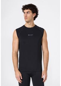 Tanktop Champion, Herren, Gr. XXL (60/62), schwarz (nbk), Obermaterial: 92% Polyester, 8% Elasthan, Tops Tanktop