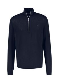 Troyer Lerros "Schurwoll-Stricktroyer mit Kaschmiranteil", Herren, Gr. 3XL, blau (classic navy), 88% Schurwolle, 12% Kaschmir, ohne Ausschnitt, Pullover Troyer