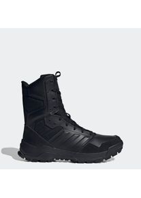 Schn&uuml;rstiefel adidas Performance "GSG-9.2024 ZIP", Damen, Gr. 42,5, core schwarz, core schwarz, core schwarz, Leder, Synthetik, Schuhe Schn&uuml;rstiefel, Outdoorschuh, Einsatzstiefel