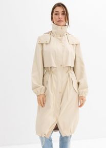 bonprix &Uuml;bergangsmantel mit abnehmbarer Kapuze, beige, Gr.48, schicker Mantel- ein must have!