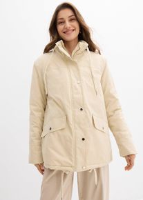 bonprix Leicht wattierter Parka, beige, Gr.36, Leicht wattierter Parka, 65% Baumwolle
