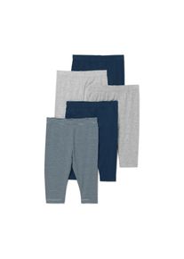 Tchibo - 5 Kinder-Leggings - Baby - Gr. 74/80 - dunkelblau/print