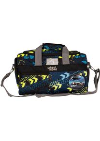 Sporttasche School-Mood "Elias (Rennwagen)", M&auml;dchen, Gr. B/H/T: 39cm x 20cm x 22cm, bunt (elias), Polyester, Taschen Sporttasche