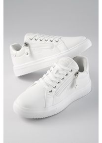 Sneaker ANISTON SHOES, Damen, Gr. 40, wei&szlig;, Lederimitat, Schuhe Sneaker, Schn&uuml;rschuh, Freizeitschuh mit Rei&szlig;verschluss - NEUE KOLLEKTION