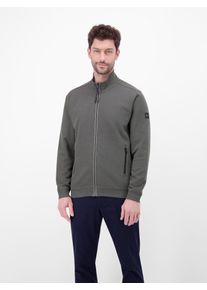 Sweatjacke Lerros "Sweatjacke aus Baumwollmischgewebe", Herren, Gr. S, basalt grau, 90% Baumwolle, 10% Polyester, Sweatjacken Sweatjacke