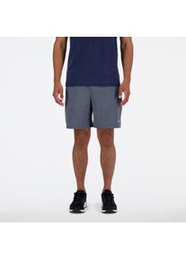 Laufshorts New Balance "SPORT ESSENTIAL SHORT 7", Herren, Gr. M, N-Gr, graphite gt, Stoff, Obermaterial: 100% Polyester, Hosen Laufshorts, mit feuchtigkeitsabweisender Technologie, atmungsaktiver Innenslip