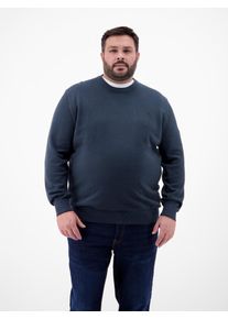 Strickpullover Lerros "Leichter Herren Strickpullover", Herren, Gr. 5XL, classic navy, 100% Baumwolle, Rundhals, Pullover Strickpullover