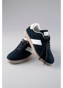 Sneaker ANISTON SHOES, Damen, Gr. 37, navy, wei&szlig;, Lederimitat, Schuhe Sneaker, Freizeitschuh, Halbschuh, Schn&uuml;rschuh - NEUE KOLLEKTION
