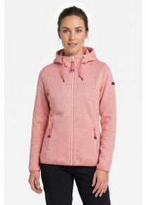 Fleecejacke Icepeak "ADRIAN", Damen, Gr. S, mandarine, Obermaterial: 100% Polyester, Jacken Fleecejacke