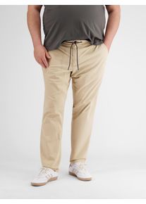 Chinohose Lerros "Chino in &Uuml;bergr&ouml;&szlig;en und ultra leichter, schnelltrocknender", Damen, Gr. 44, L&auml;nge 34, beige (light dune beige), 54% Baumwolle, 43% Nylon, 3% Elasth, Hosen Chinohose