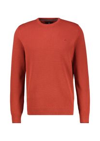 Strickpullover Lerros "Leichter Herren Strickpullover", Herren, Gr. 3XL, scandinavian rot, 100% Baumwolle, Rundhals, Pullover Strickpullover