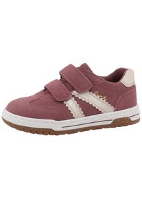 Klettschuh Lurchi "Berry", M&auml;dchen, Gr. 35, altrosa, wei&szlig;, Leder, Veloursleder, Schuhe Klettschuh, Sneaker, Halbschuh, Freizeitschuh, Gr&ouml;&szlig;enschablone zum Download