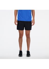 Laufshorts New Balance "SPORT ESSENTIAL SHORT 5", Herren, Gr. S, N-Gr, schwarz (schwarz (001)), Obermaterial: 100% Polyester, Hosen Laufshorts, aus Stretchmaterial, feuchtigkeitsabweisend, leicht